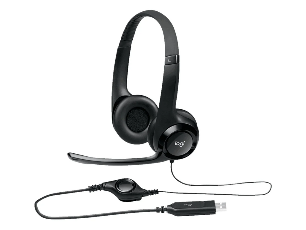 Logitech H390C Stereo Headset USB C Black for Calls