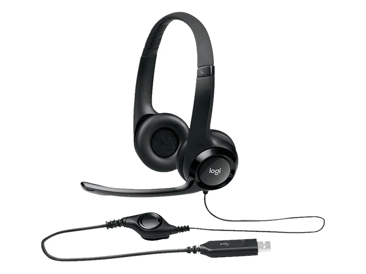 Logitech H390C Stereo Headset USB C Black for Calls