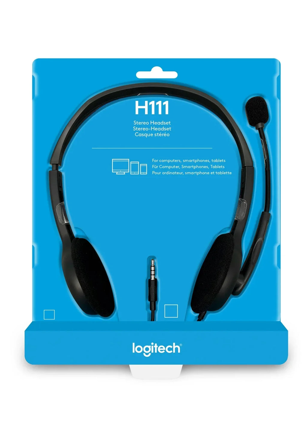 Logitech H111 Wired Stereo Headset (3.5mm Jack)