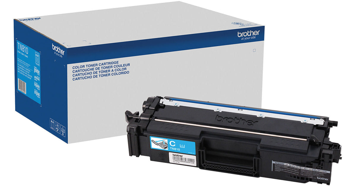 Brother TN810C High Yield Cyan Toner Cartridge for HL-L9430CDN & MFC-L9630CDN