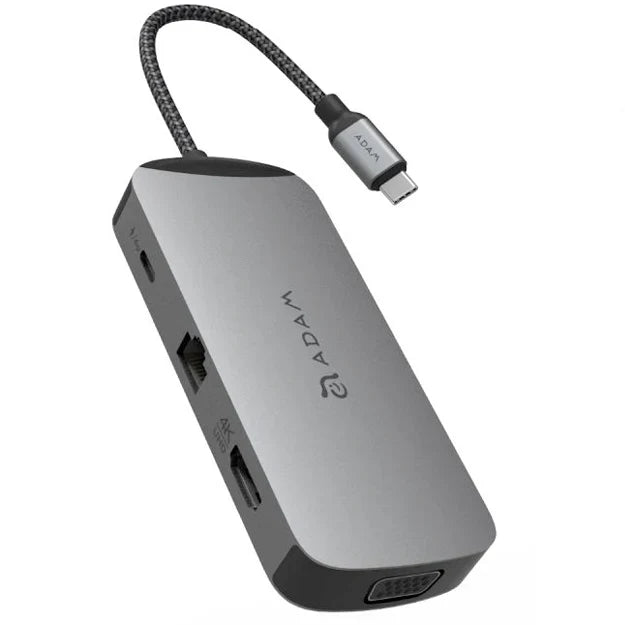 Adam Elements Casa Hub X USB-C 10-in-1 Aluminum Space Grey