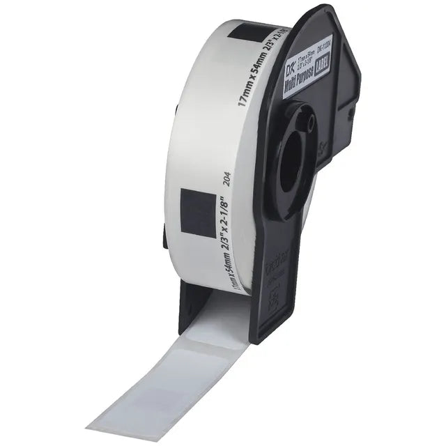 Brother DK-11204 Multi-Purpose Labels | 17mm x 54mm | 400 Labels/Roll