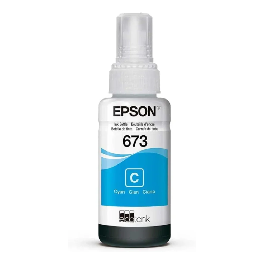 Epson 673 Light Cyan Ink Bottle 70ml EcoTank L800 L810