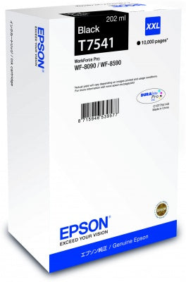 Epson Black XXL Ink Cartridge (WF-8090/WF-8590, 10,000 Pages)