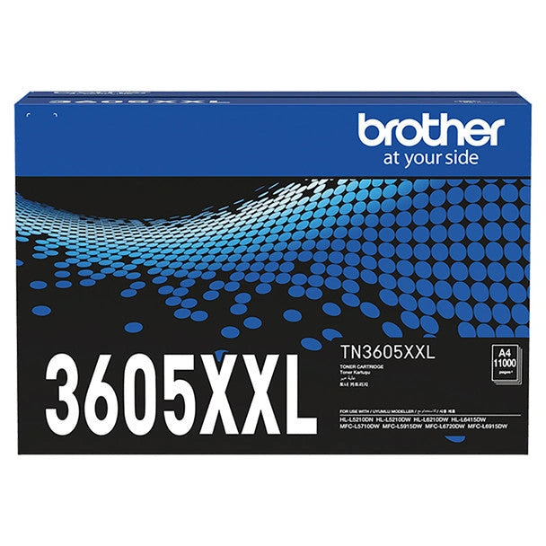Brother TN3605XXL Super High Yield Black Toner Cartridge