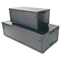 4 x 200Ah Battery Box Cabinet with Adjustable Feet - Black