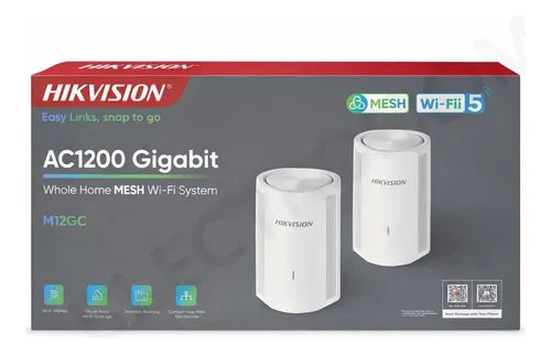 Hikvision AC1200 Gigabit Mesh Wi-Fi 5 System (3-Pack)