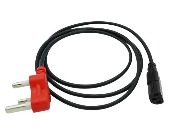 Dedicated Kettle Plug Power Cord To Red 3 Pin Inlet