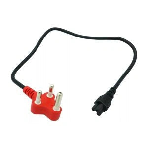Dedicated Clover Plug to Red 3 Pin Power Cord for Equipment