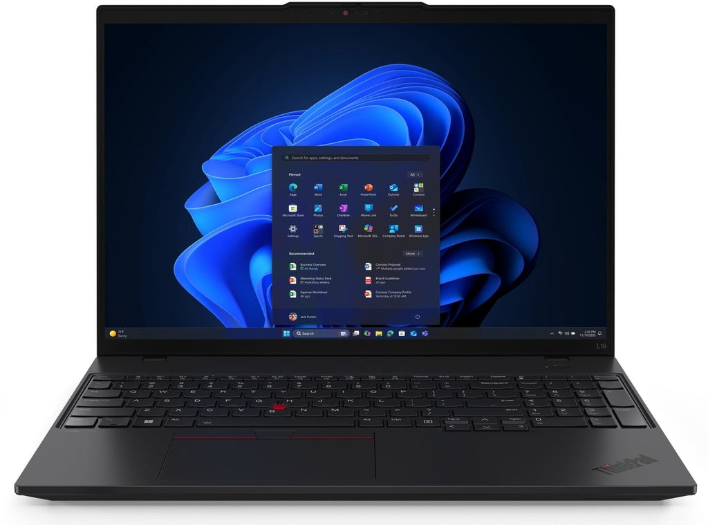 Lenovo ThinkPad L16 16" Business Laptop | Intel Core Ultra 7 155U, 8GB RAM, 1TB SSD, LTE, Windows 11 Pro