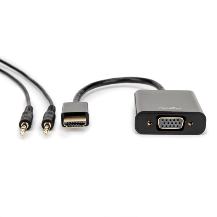 Mecer 3-in-1 HDMI, Mini HDMI & Micro HDMI to VGA Adapter with Audio