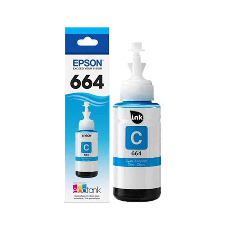 Epson 664 Cyan Ink Bottle 70ml for EcoTank L Series