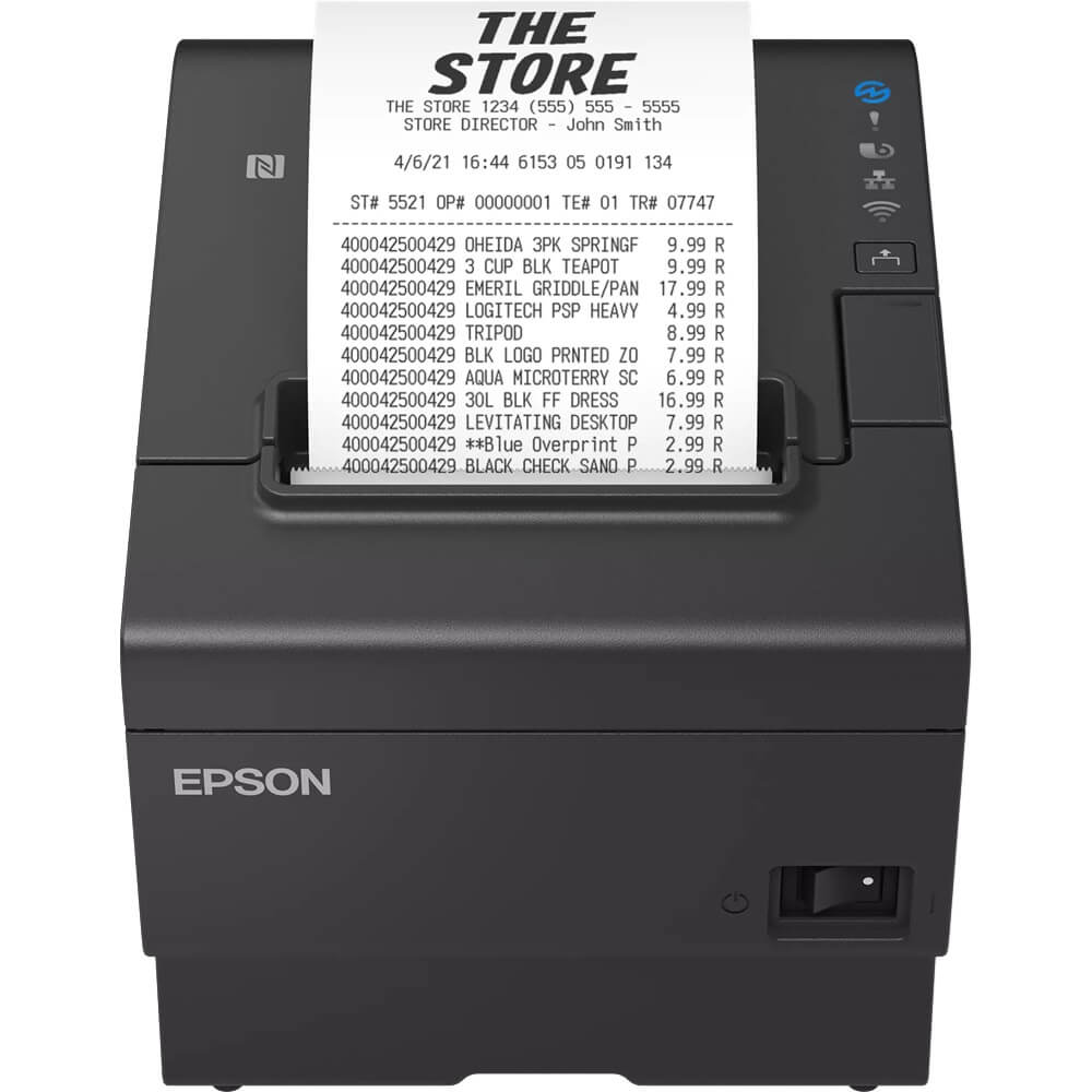 Epson TM-T88VII POS Receipt Printer (USB/Ethernet)