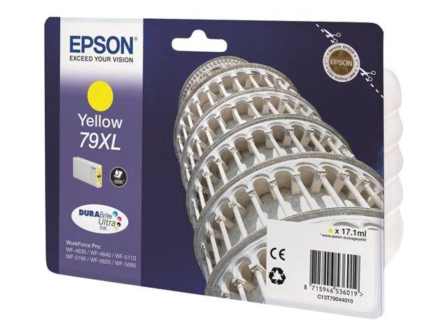 Epson Yellow XL Ink Cartridge (WF-5110DW/5190DW/5620DWF, 2,000 Pages)