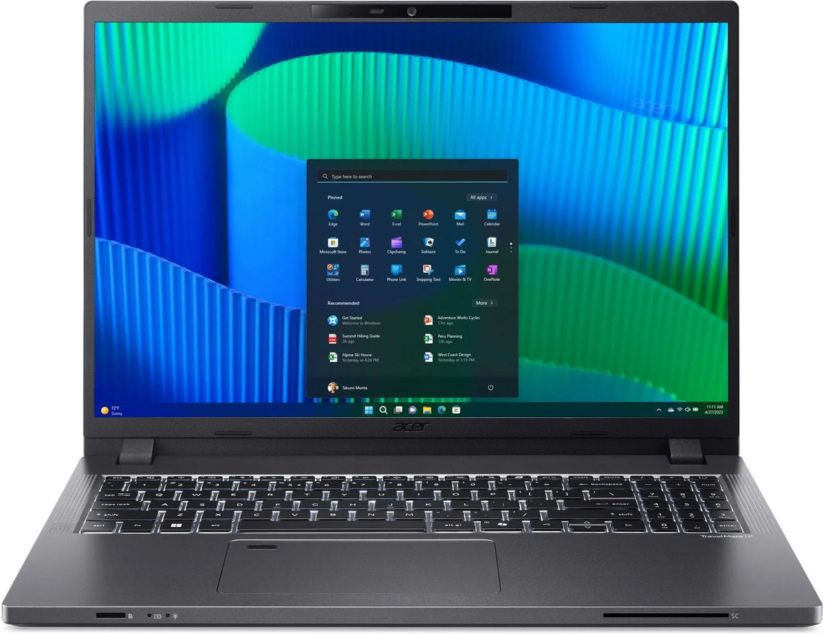 Acer TravelMate P2 14 Touch Laptop (Intel Core 7 150U, 16GB RAM, 512GB SSD, 4G LTE, Win 11 Pro)