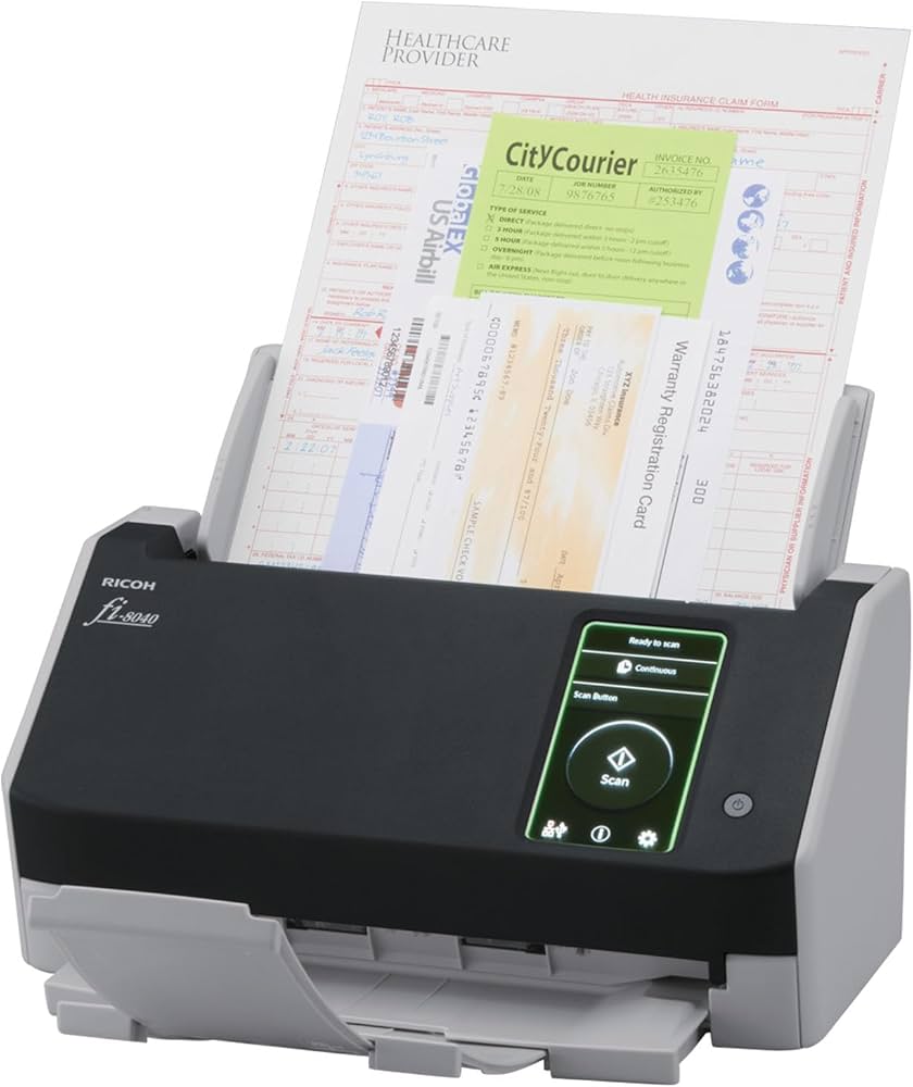 Ricoh A4 40ppm Duplex Workgroup Desktop Scanner USB3.2 RJ45