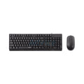 Rapoo X130PRO Wired Optical Keyboard and Mouse Combo, black. USB connection, spill-resistant design.