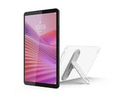 Lenovo Tab One TB305XU 8.7-inch WUXGA Grey Tablet featuring MediaTek G85 processor, 4GB RAM, and 64GB storage.