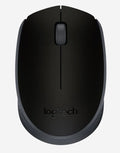 Logitech M171 Wireless Mouse in Black with USB receiver