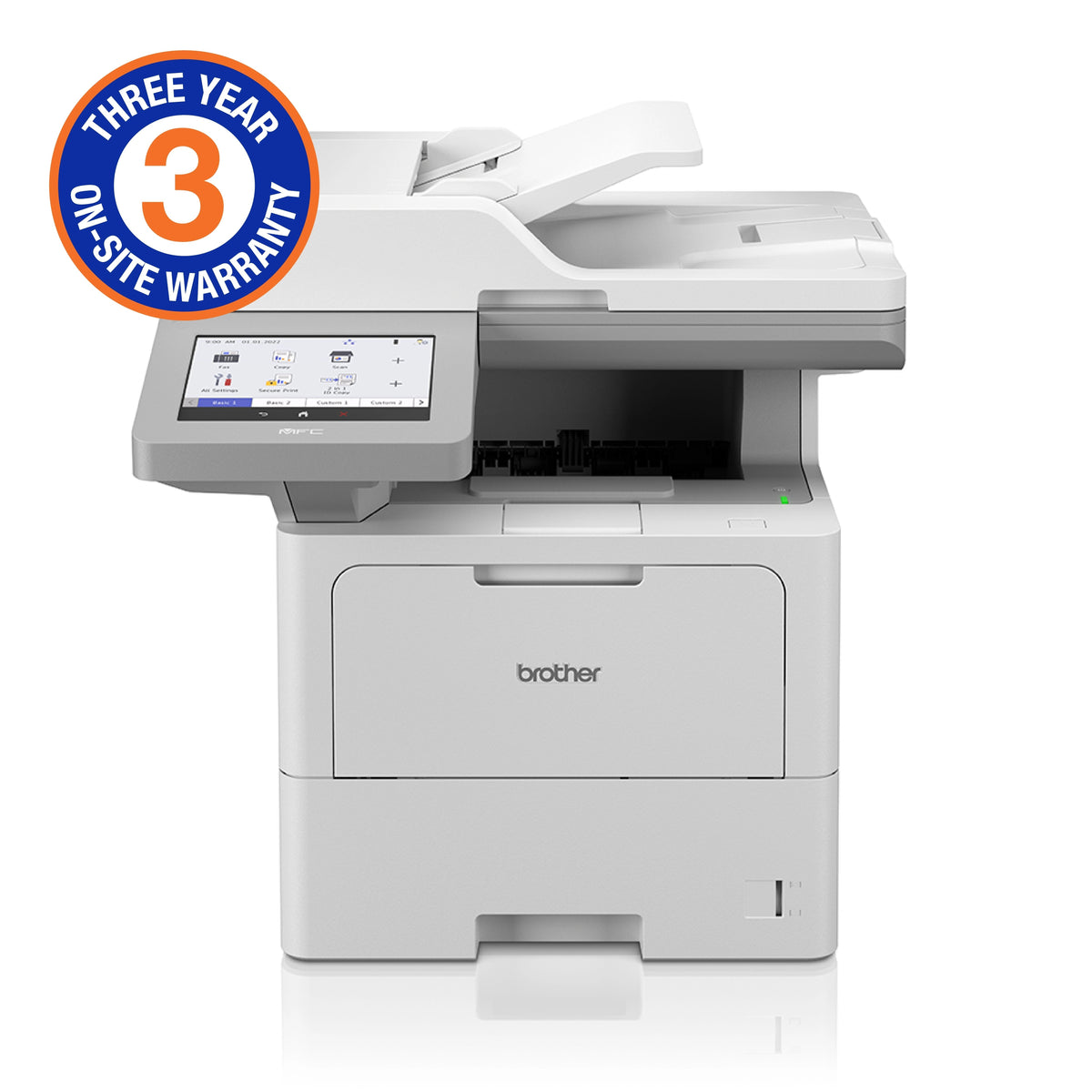 Brother MFC-L6910DN professional all-in-one mono laser printer for high-quality duplex printing and scanning.