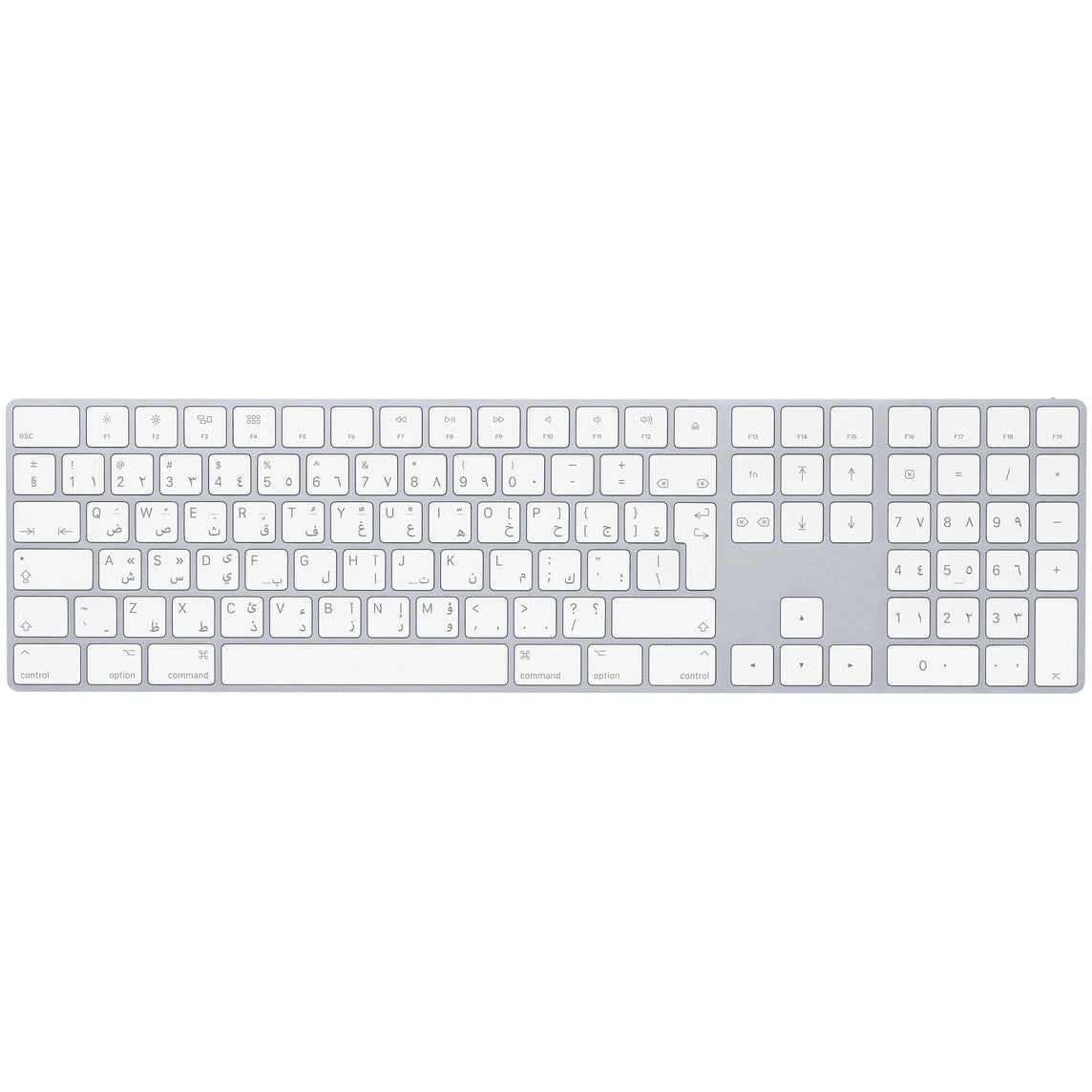 MAGIC KEYBOARD WITH NUMERIC KEYPAD - INTERNATIONAL ENGLISH - SILVER