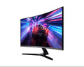Samsung LS32D390GA 32-inch curved monitor displaying a vibrant, high-definition image with smooth motion and comfortable viewing.