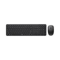 Rapoo X260S wireless keyboard and mouse combo, white, featuring laser-carved keycaps and media controls.
