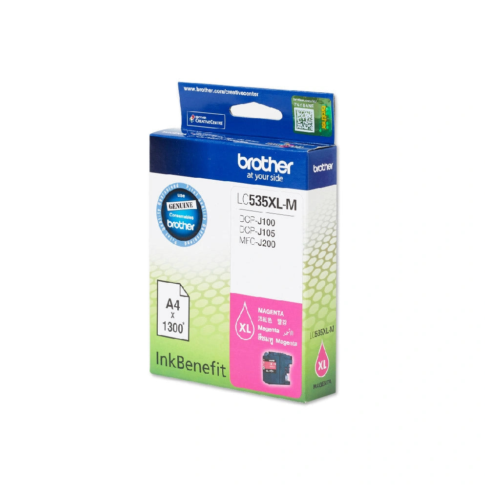 Brother High Yield Magenta Ink Cartridge for DCPJ105 and MFCJ200 Printers - SKU: 8ZC84200240
