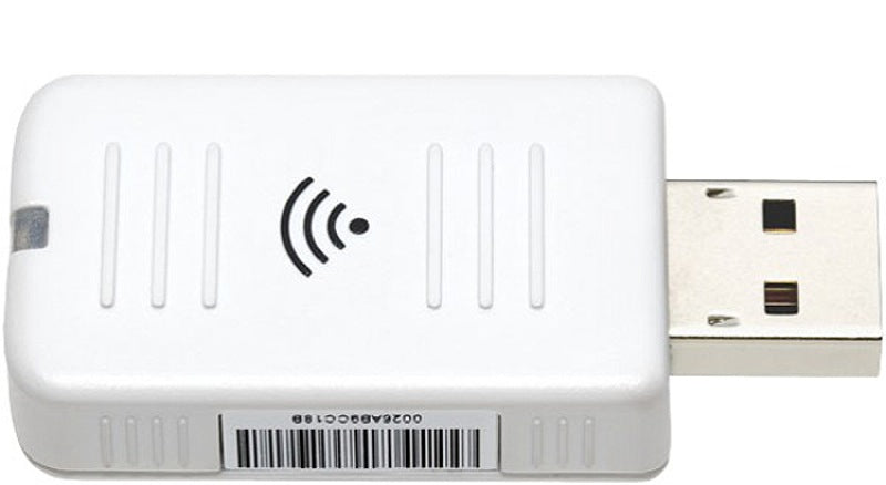 Epson Wireless LAN Adapter B G N for Printers and Laptops (SKU: V12H731P01) providing wireless connectivity.