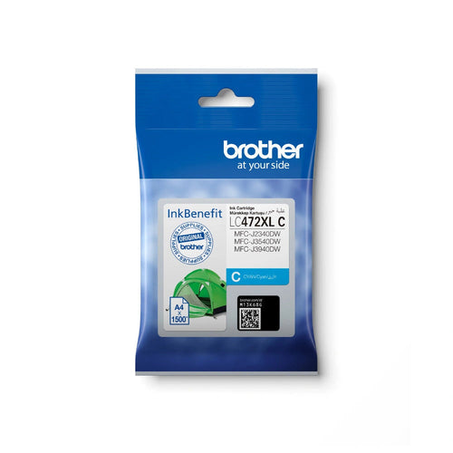 Brother LC472XLC Cyan Ink Cartridge for MFC-J3540DW and J3940DW printers