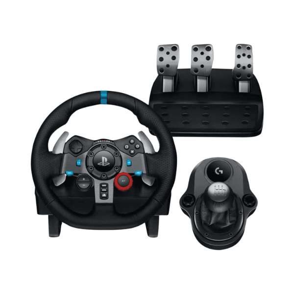 Logitech G29 Driving Force Racing Wheel - Gaming Accessory - PlayStation4 and PlayStation5 - Stainless steel paddle and hand stitched leather wheel