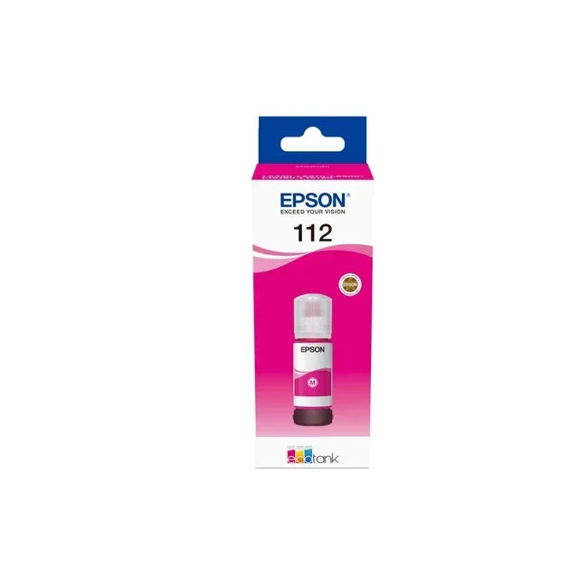 Epson 112 Magenta EcoTank Pigment Ink Bottle (70ml)