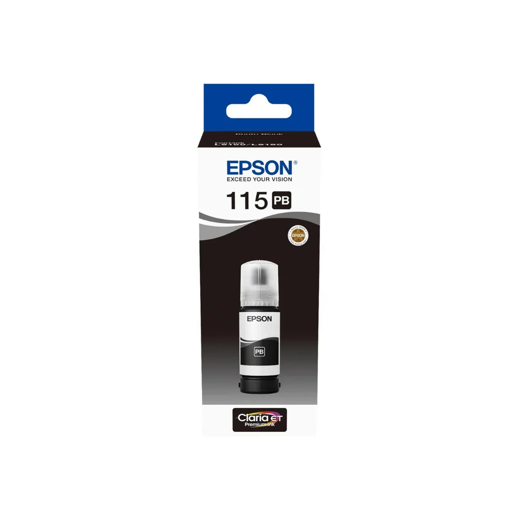 Epson 115 Ink Bottles Grey 70ml EcoTank L8160 6200 pages 2300 Photos