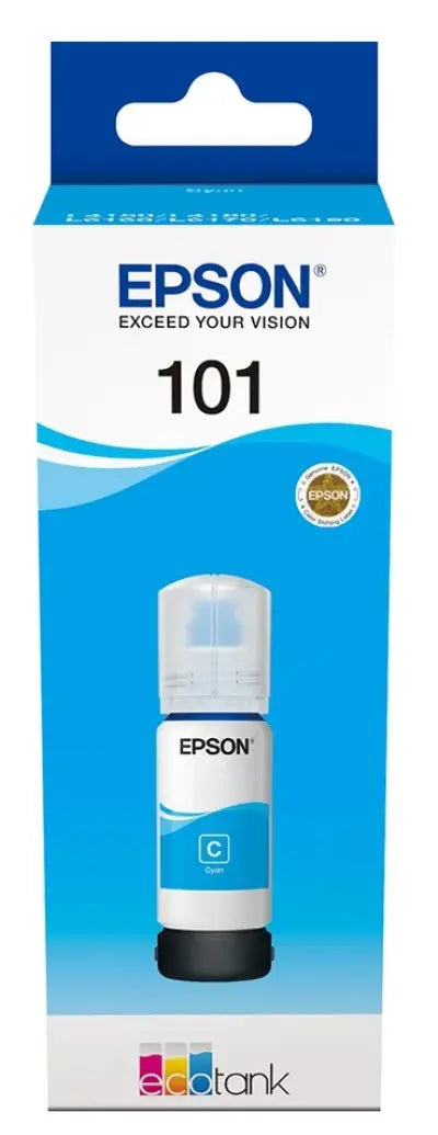 Epson 101 Cyan Ink Bottle 70ml EcoTank L4150 L6160 L6170