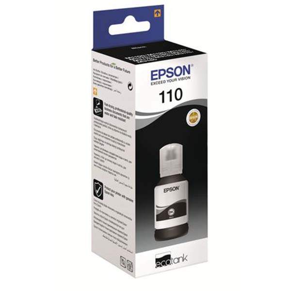 Epson 110 Black XL Ink Bottles 120ml for EcoTank M3170