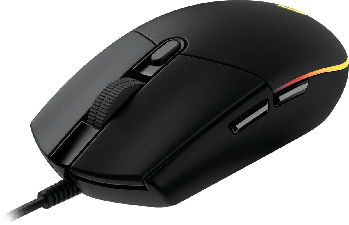 Logitech G203 LIGHTSYNC Wired Gaming Mouse - Black