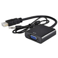 DisplayPort To HDMI VGA Adapter With Audio For Laptops