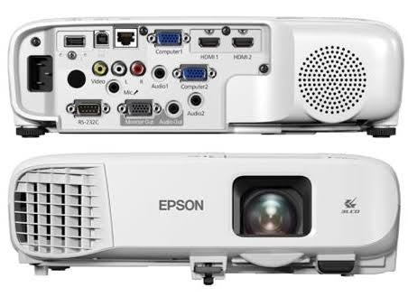 Epson 4200lm WXGA Projector 1280x800 16x10 USB VGA HDMI White