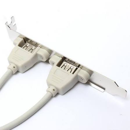 Mecer 2-Port USB 3.0 Back Panel Expansion Bracket