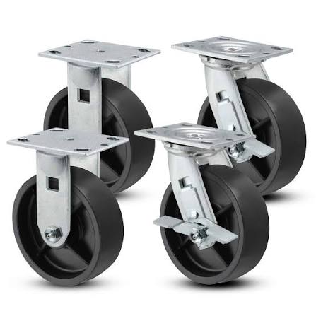 Bat Box Casters / 2x break 2x std
