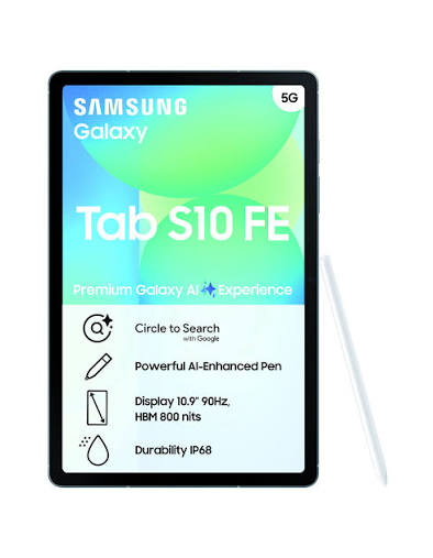Samsung Galaxy Tab S10FE 5G 10.9 Inch LTE 8GB 128GB IP68