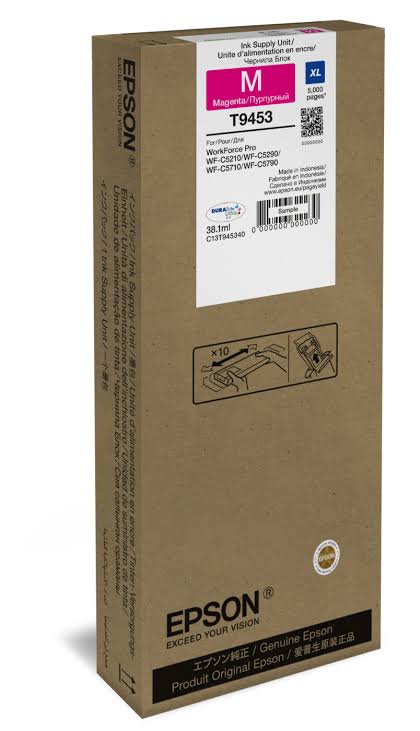 Epson Magenta XL Ink Bag (WF-C5290DW/C5210DW/WF-C5790DWF, 5,000 Pages)