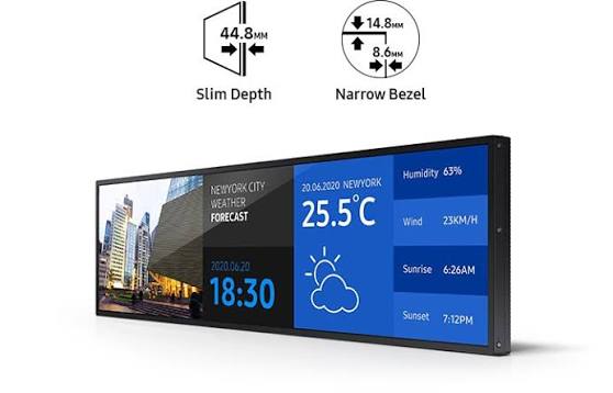 Samsung 37" Professional Stretch Display (700 Nits, 24/7 Usage)