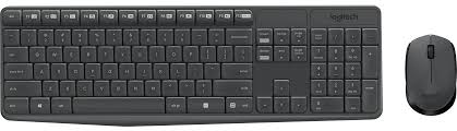 Logitech MK235 Wireless Keyboard And Mouse Graphite USB