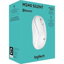 Logitech M240 Wireless Bluetooth Compact Mouse Off White