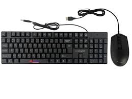 MECER Black USB Slim Keyboard Copilot Wired Plug And Play