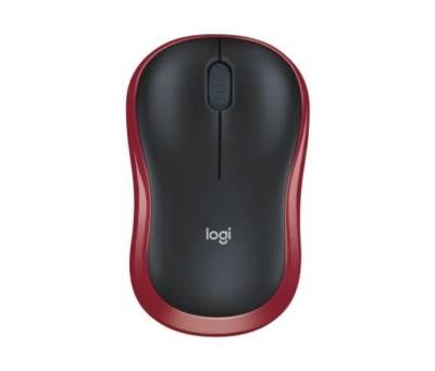 Logitech M185 Wireless Mouse - Red