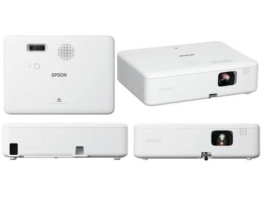 Epson 3000lm WXGA 1280x800 16:10 Lamp USB HDMI Wifi Optional NoBag White HomeOffice