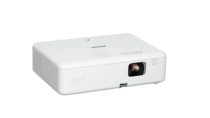 Epson 3000lm WXGA 1280x800 16:10 Lamp USB HDMI Wifi Optional NoBag White HomeOffice