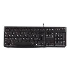 Logitech K120 Wired USB Keyboard - Black